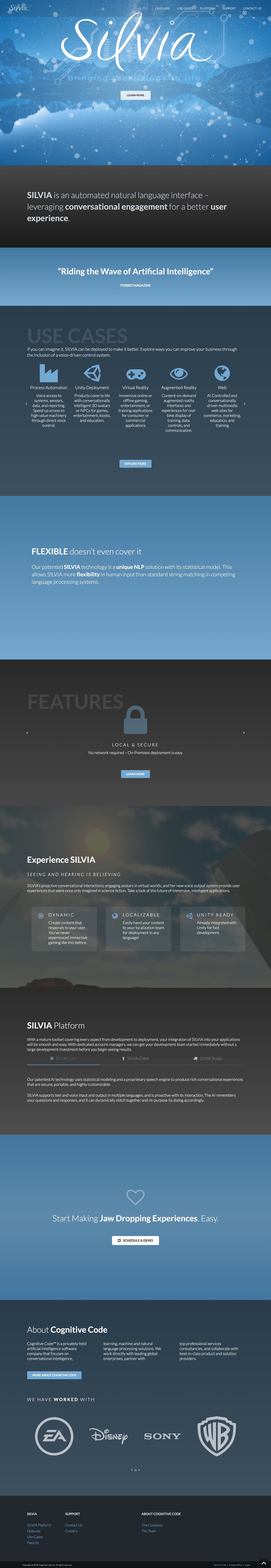 SILVIA AI — Platform UI